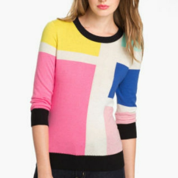kate spade colorblock sweater